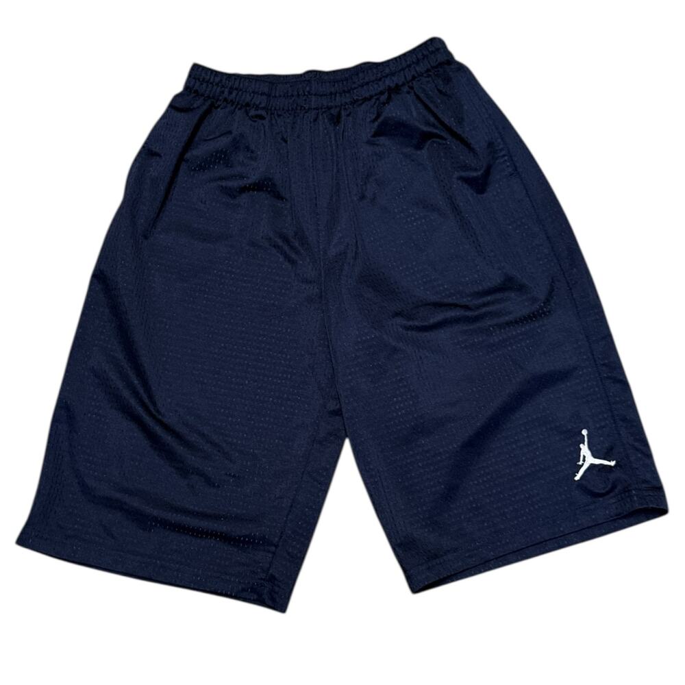 Jordan Nike Boys Vintage Blue Basketball Shorts Size XL 13/15 EUC